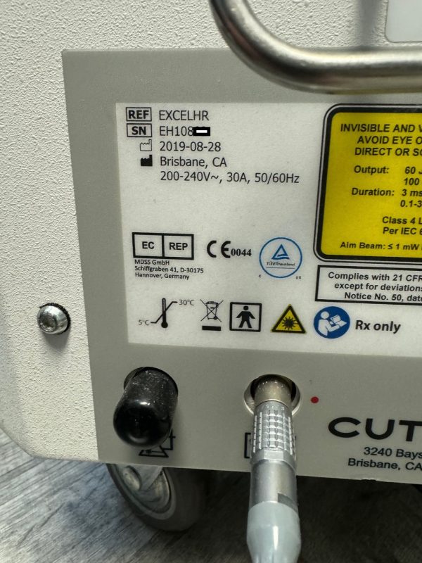 2019 Cutera Excel HR – LOW PULSES - Image 4