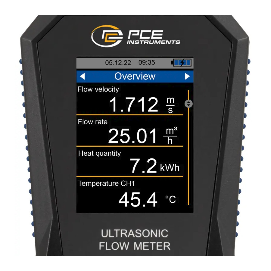 PCE Instruments PCE-TDS 200+ SM Ultrasonic Flow Meter - Image 4