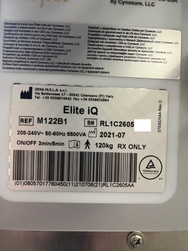 2021 Cynosure Elite IQ – 755nm & 1064nm - Image 3